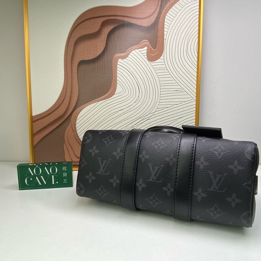 LV 黑武士 老花 Keepall 25 2023年單-5