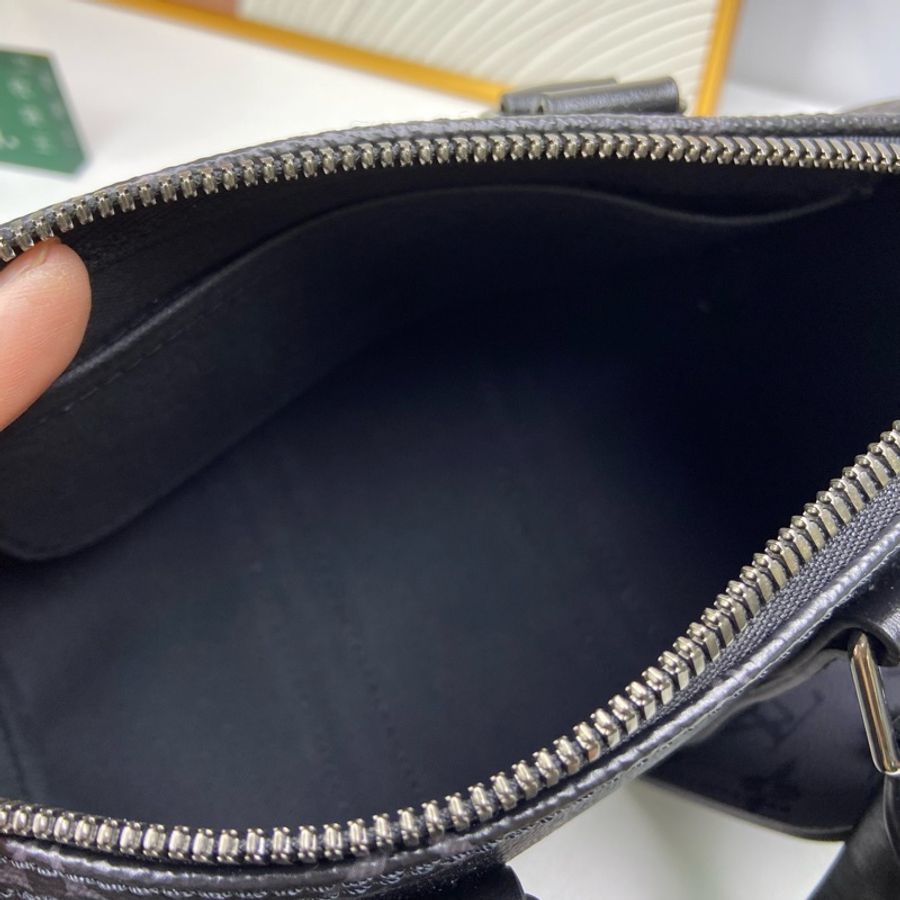 LV 黑武士 老花 Keepall 25 2023年單-6