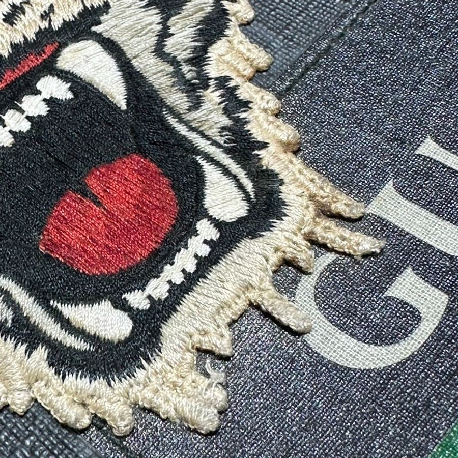 【美收精品】Gucci Night Courrier系列高级人造老虎帆布手拿包 1-142-14