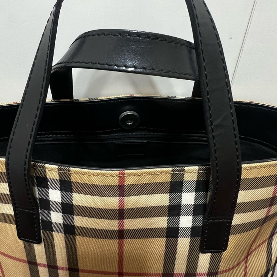 Burberry 經典格紋小提包-11