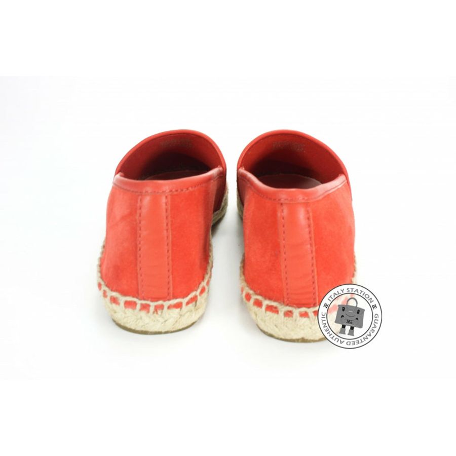 Tory Burch 22158551 Kirby Suede Mini Studs Orange 8 Shoes-2