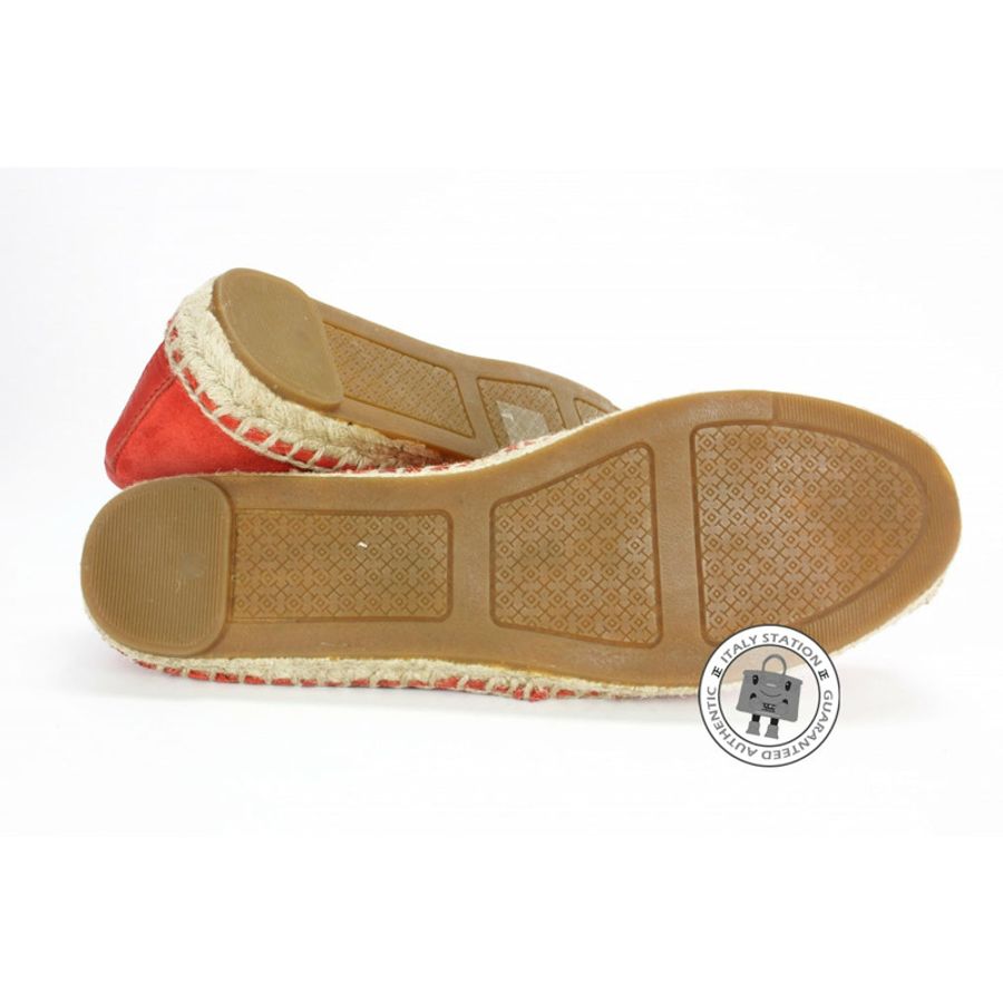 Tory Burch 22158551 Kirby Suede Mini Studs Orange 9 Shoes-6