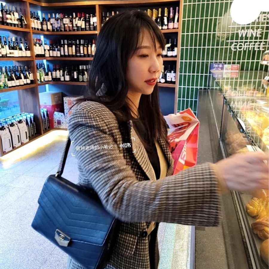 CHANEL 香奈兒 漢堡系列 油蠟牛皮 珐琅 雕刻鏈 黑 信封包 斜背包 肩背包 側背包 手提包-15