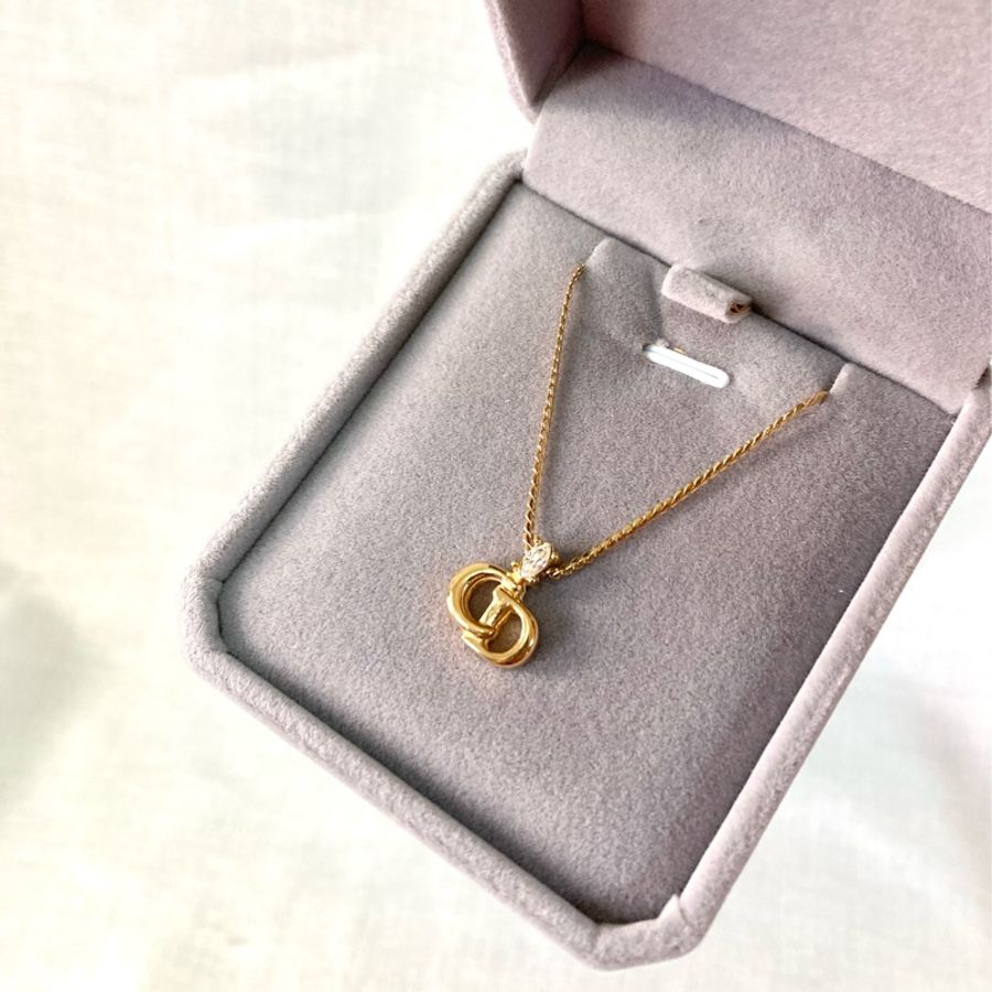 ✨ Dior 水鑽CD中古項鍊-2
