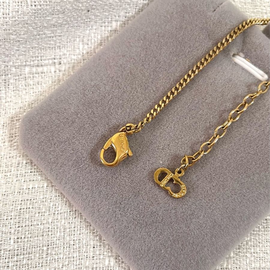 ✨ Dior 愛心C鏤空D中古項鍊-12
