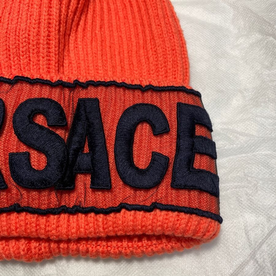 Versace 凡賽斯 刺繡毛帽 冷帽 帽子-2