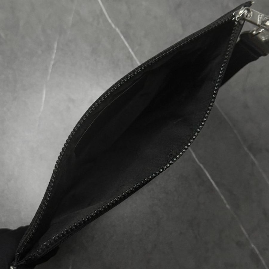 💸 趁雙11下單最划算，錯過只能原價😭【KENZO 高田賢三】咖啡棕 刺繡 虎頭 logo 印花 手拿包-6