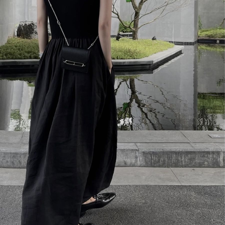 Hermes 愛馬仕 roulis slim 黑銀 豬鼻子 腰包 短夾 卡夾 卡包 錢包 手提包 斜背包 肩背包-9
