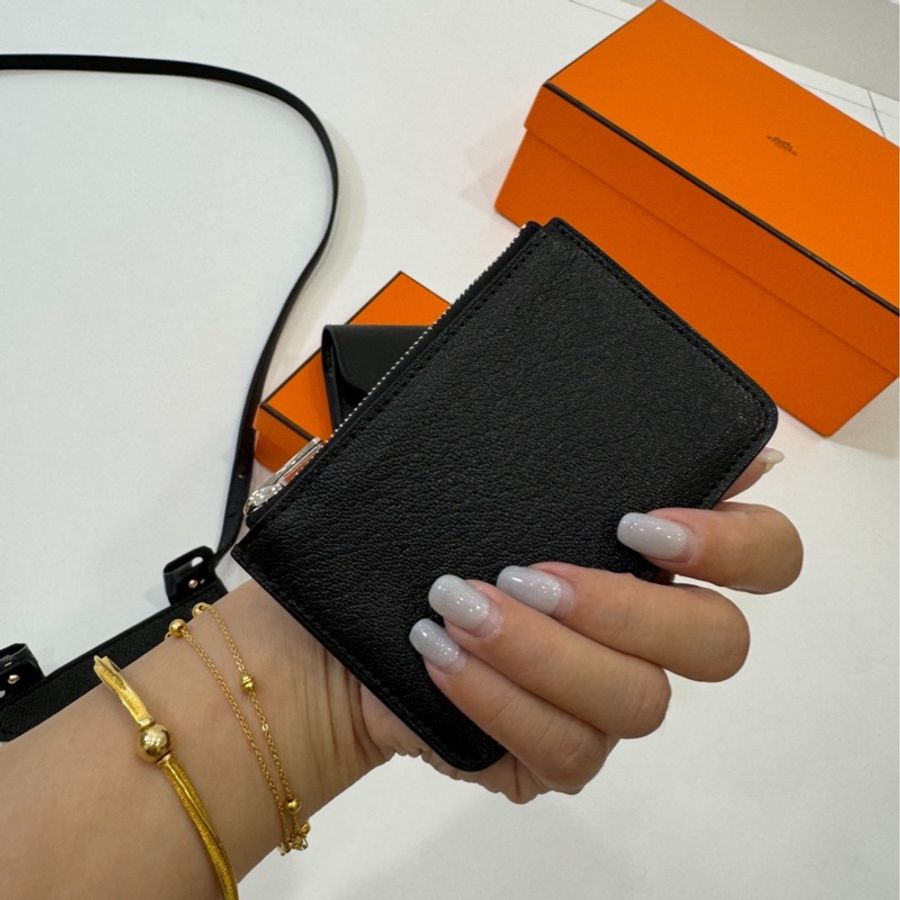 Hermes 愛馬仕 roulis slim 黑銀 豬鼻子 腰包 短夾 卡夾 卡包 錢包 手提包 斜背包 肩背包-22