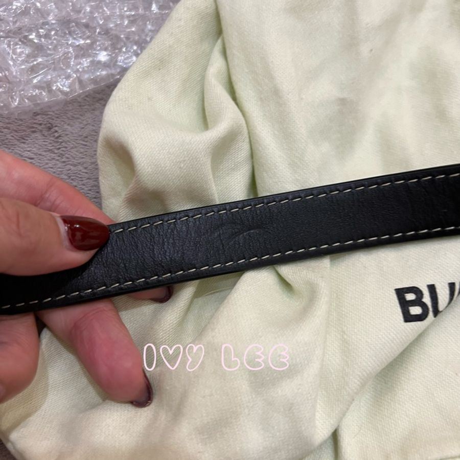 BURBERRY House Check 帆布小牛皮經典格紋 深樺木棕色 斜背包 肩背包 二手精品-17