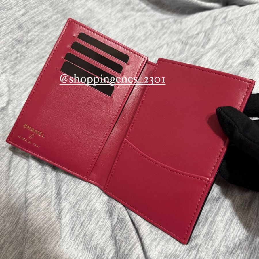 香奈兒 Chanel 全新品 19系列 護照套-3