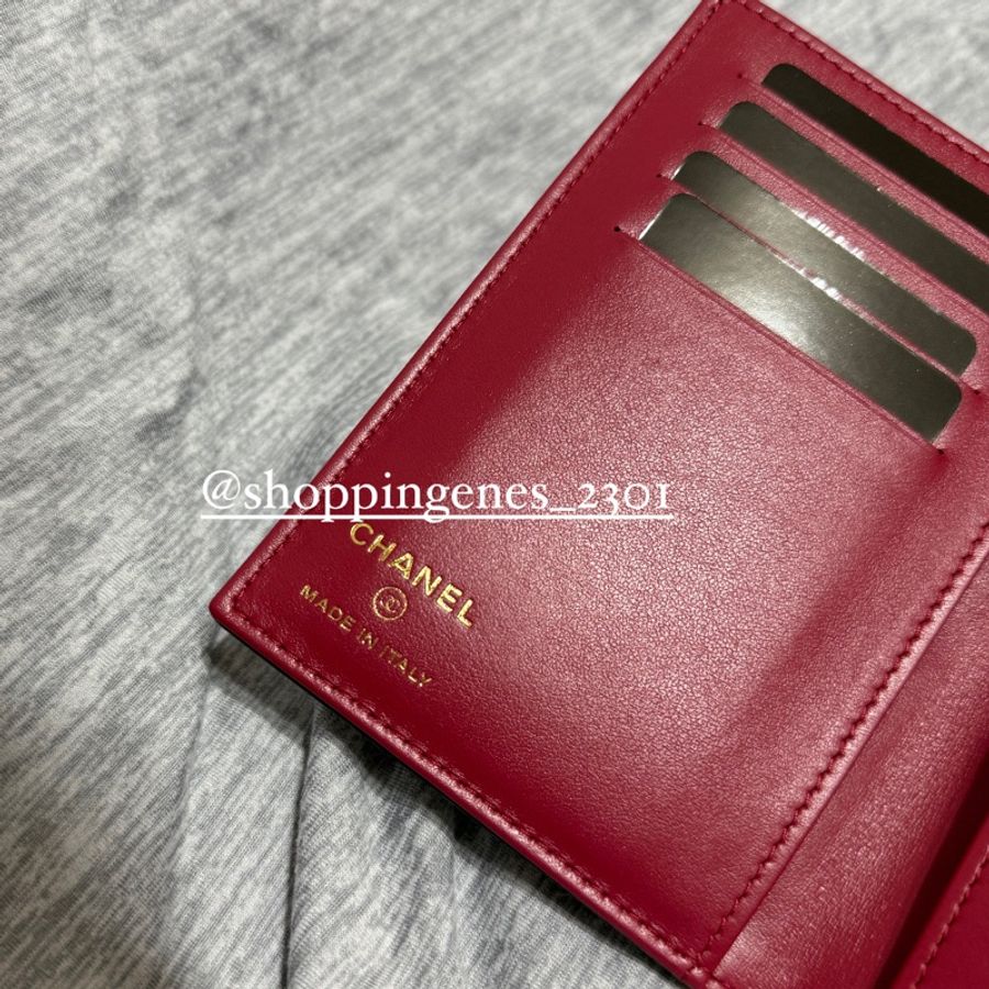 香奈兒 Chanel 全新品 19系列 護照套-4