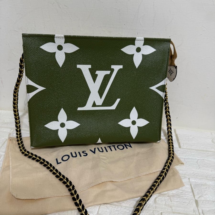 🖤🖤近新二手閒置品手Lv 經典老花大logo手拿包(雙色)🏴🏴-0