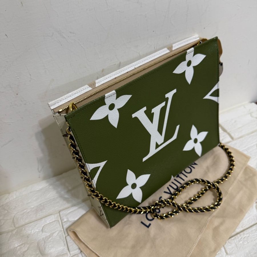🖤🖤近新二手閒置品手Lv 經典老花大logo手拿包(雙色)🏴🏴-2