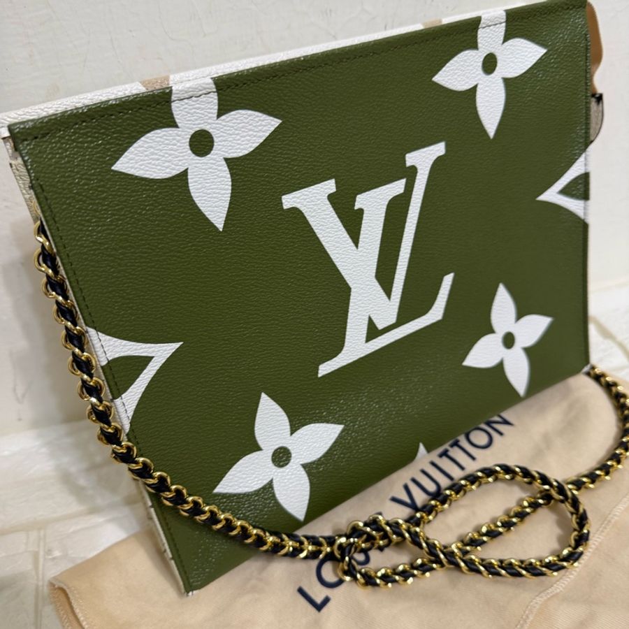 🖤🖤近新二手閒置品手Lv 經典老花大logo手拿包(雙色)🏴🏴-9