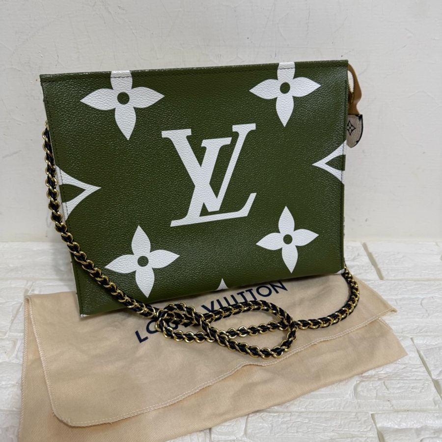 🖤🖤近新二手閒置品手Lv 經典老花大logo手拿包(雙色)🏴🏴-11
