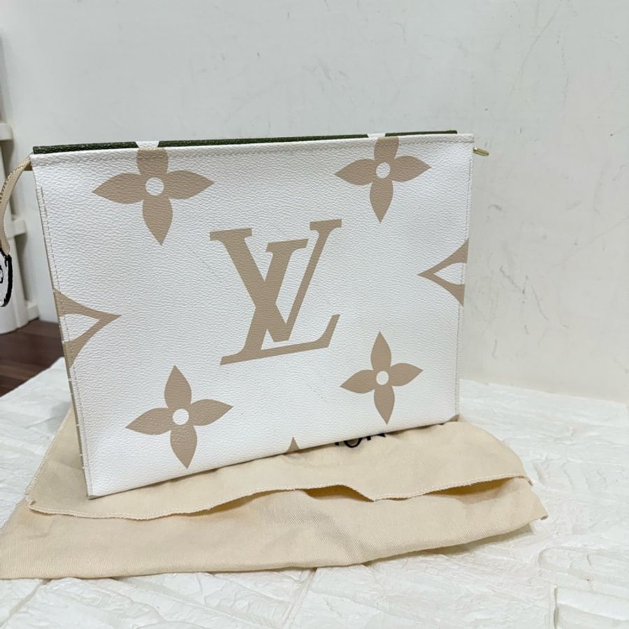 🖤🖤近新二手閒置品手Lv 經典老花大logo手拿包(雙色)🏴🏴-14