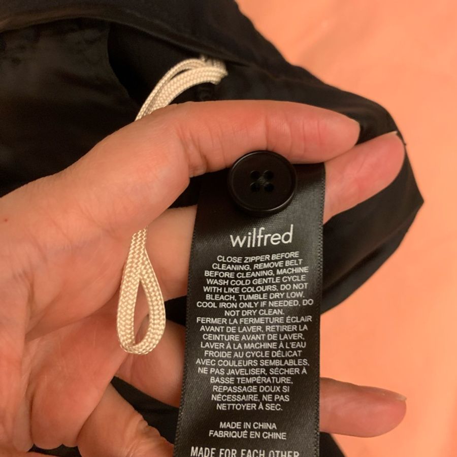 官網已斷碼Aritzia tie-front 黑褲-2