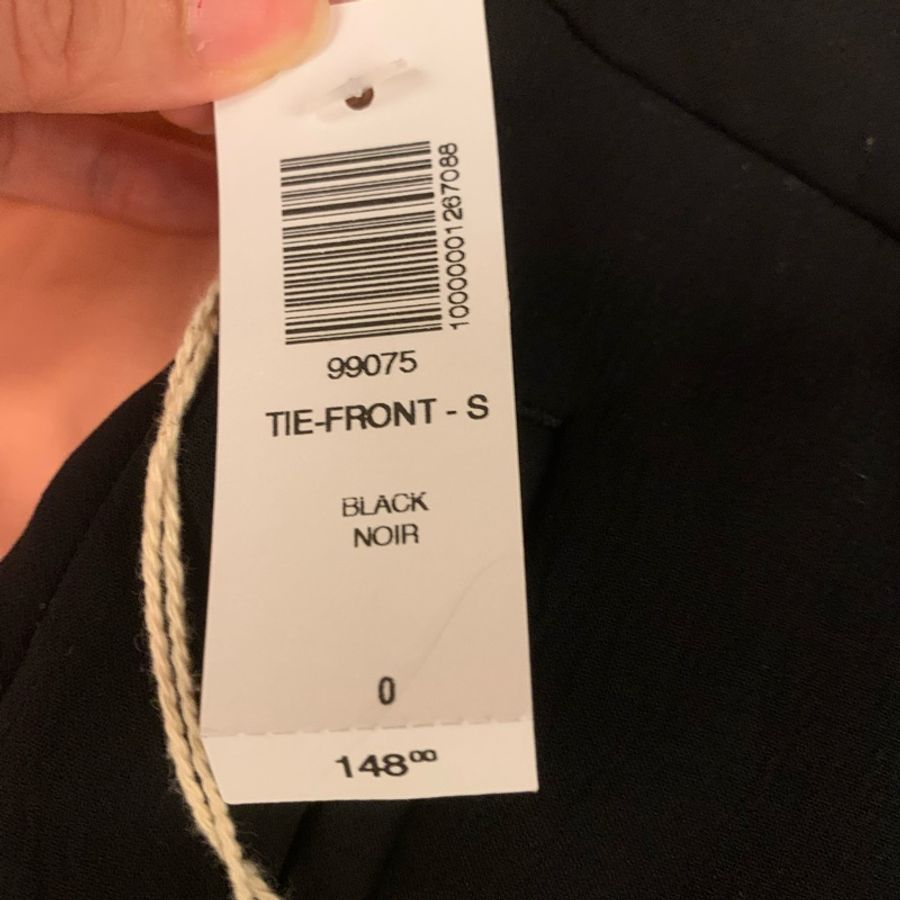 官網已斷碼Aritzia tie-front 黑褲-3