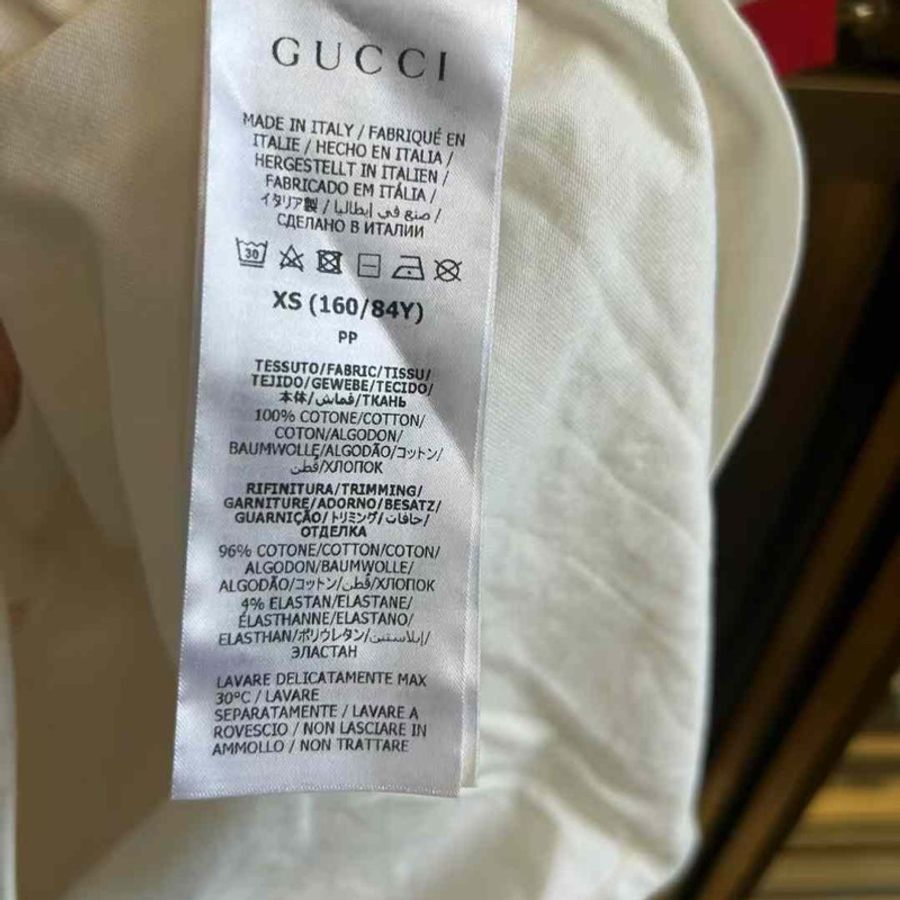 Gucci Adidas 聯名T  尺寸Xs寬鬆版 只穿一次非常新-4