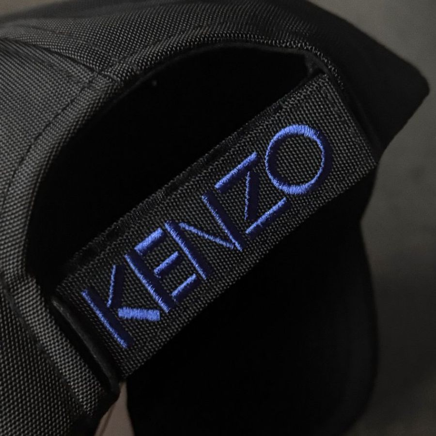 🎀 雙11送禮首選・幸福價開跑 💝【KENZO  高田賢三】藍色刺繡虎頭LOGO 棒球帽/帽子-2