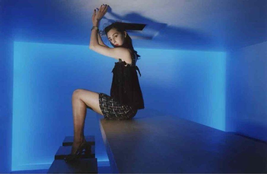 Chanel 21S連身裙 34號 非常新 原價30幾萬 誠可議-0