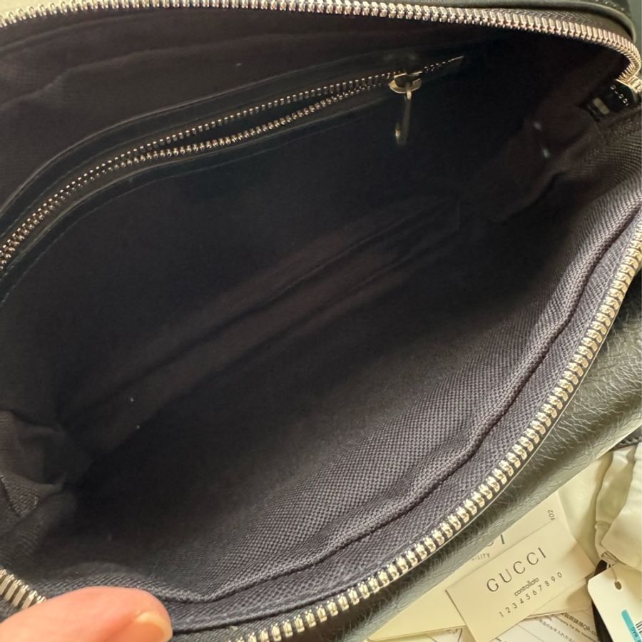Gucci 皮製肩背側背包-9