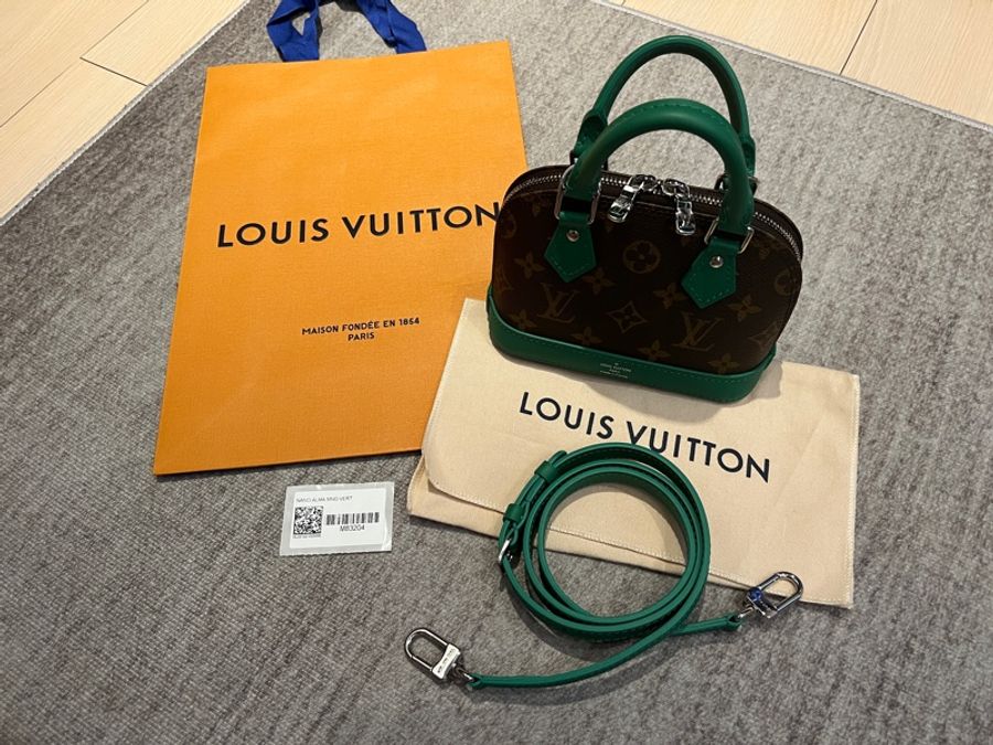 LV 曼谷限定 Nano Alma 清新綠色-0