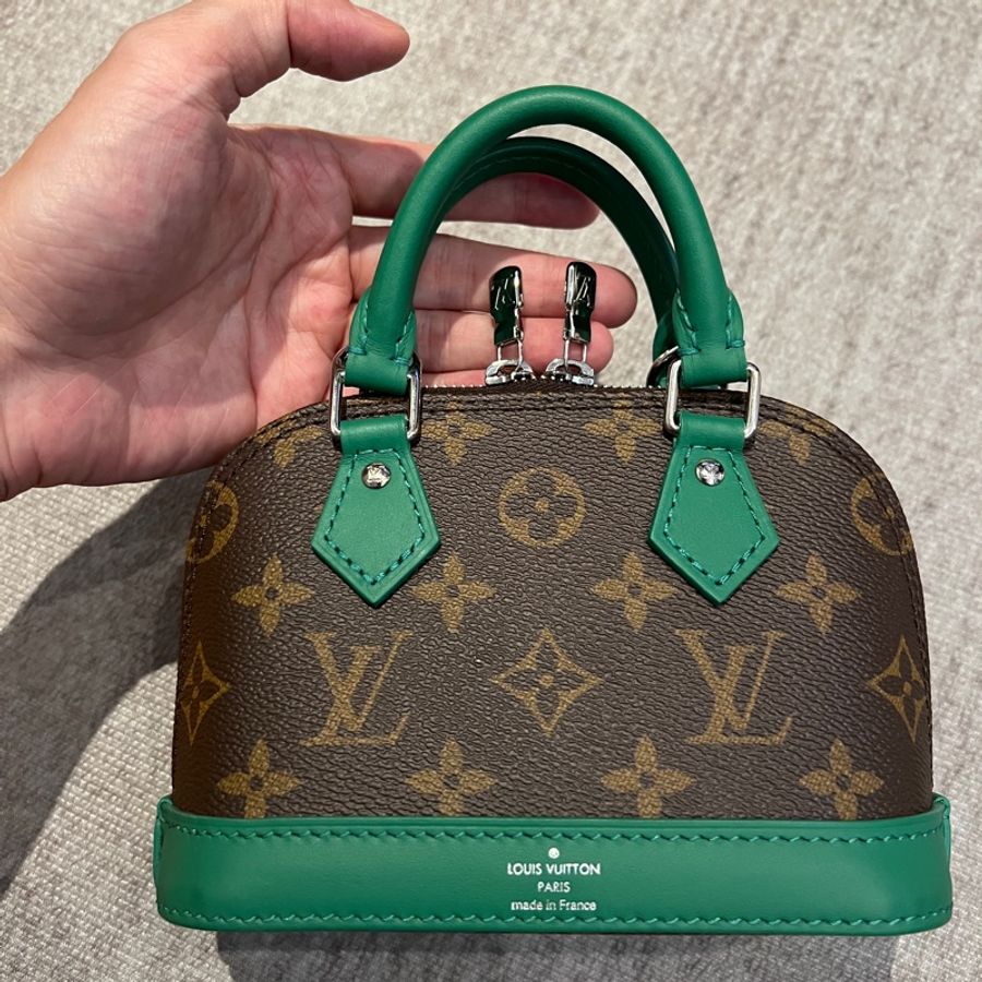 LV 曼谷限定 Nano Alma 清新綠色-5