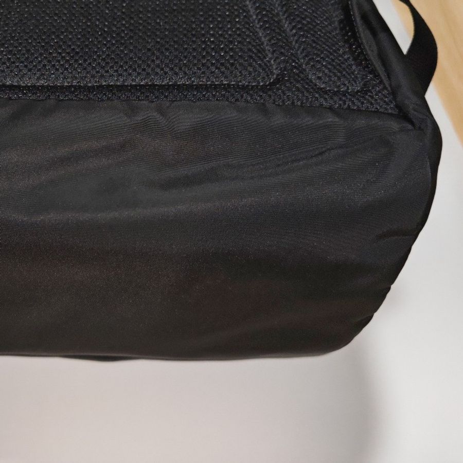 (已保留❌勿下單)Prada Re-nylon saffiano leather backpack 黑色中性款式後背包 尼龍 背囊 雙肩包 男女合用-13