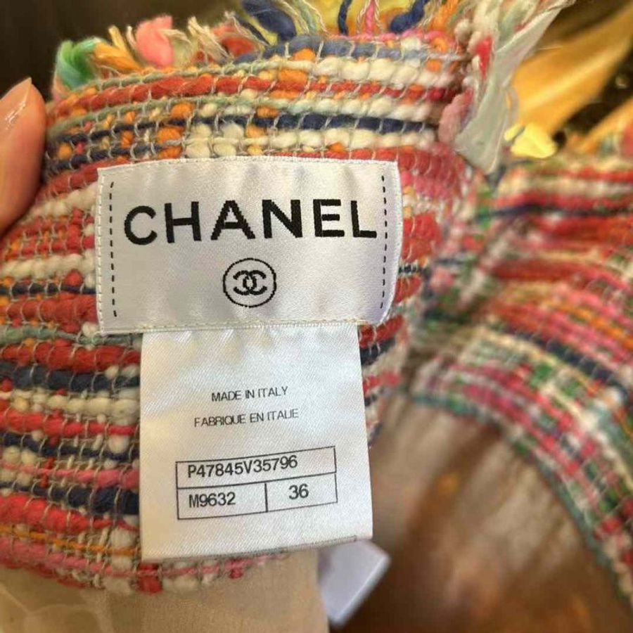 CHANEL 連身裙 36號 非常新  這件有亮片很重工 原價很貴-6