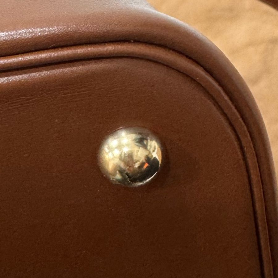 HERMES 愛馬仕 棕色 金棕 31 Bolide 保齡球包 手提包 斜背包 肩背包 側背包-37