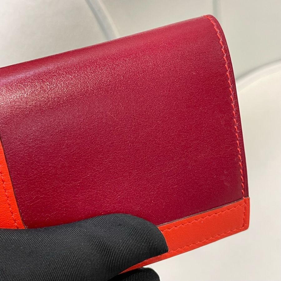 Hermes camail combined change purse 拼色短銀包 卡包 X658-6