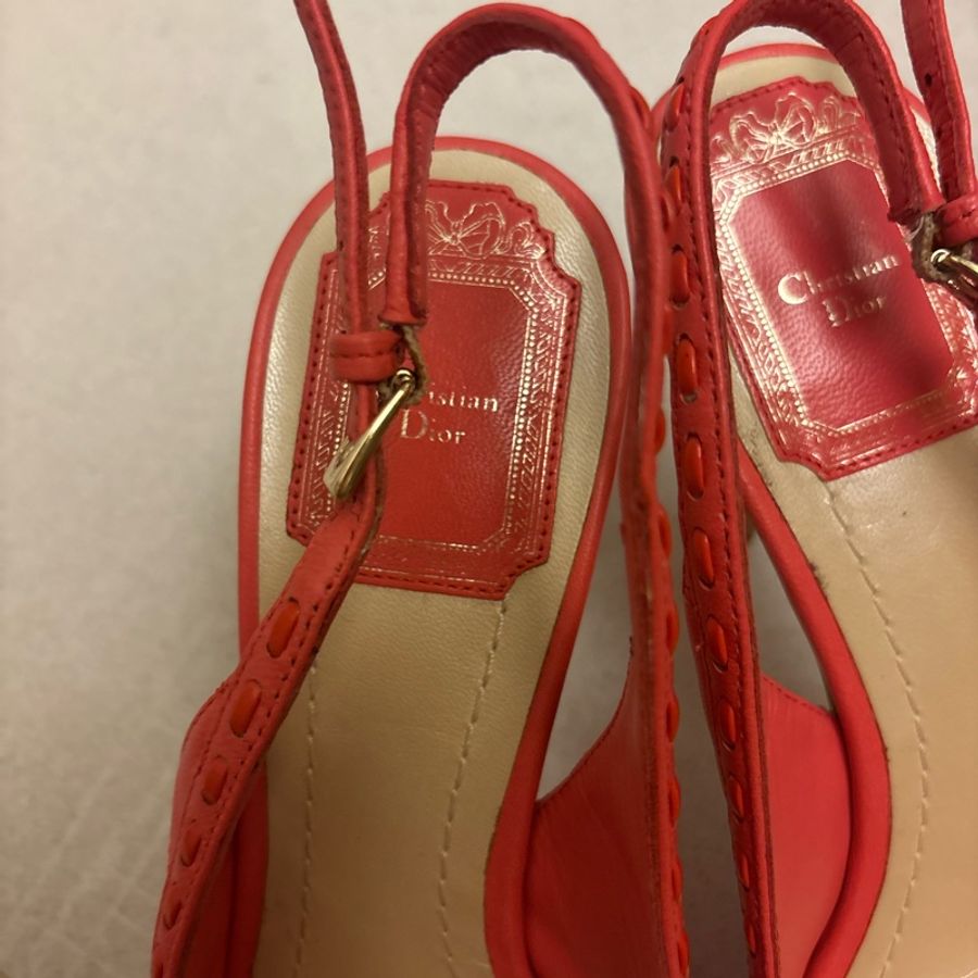 Dior粉色高跟鞋-13
