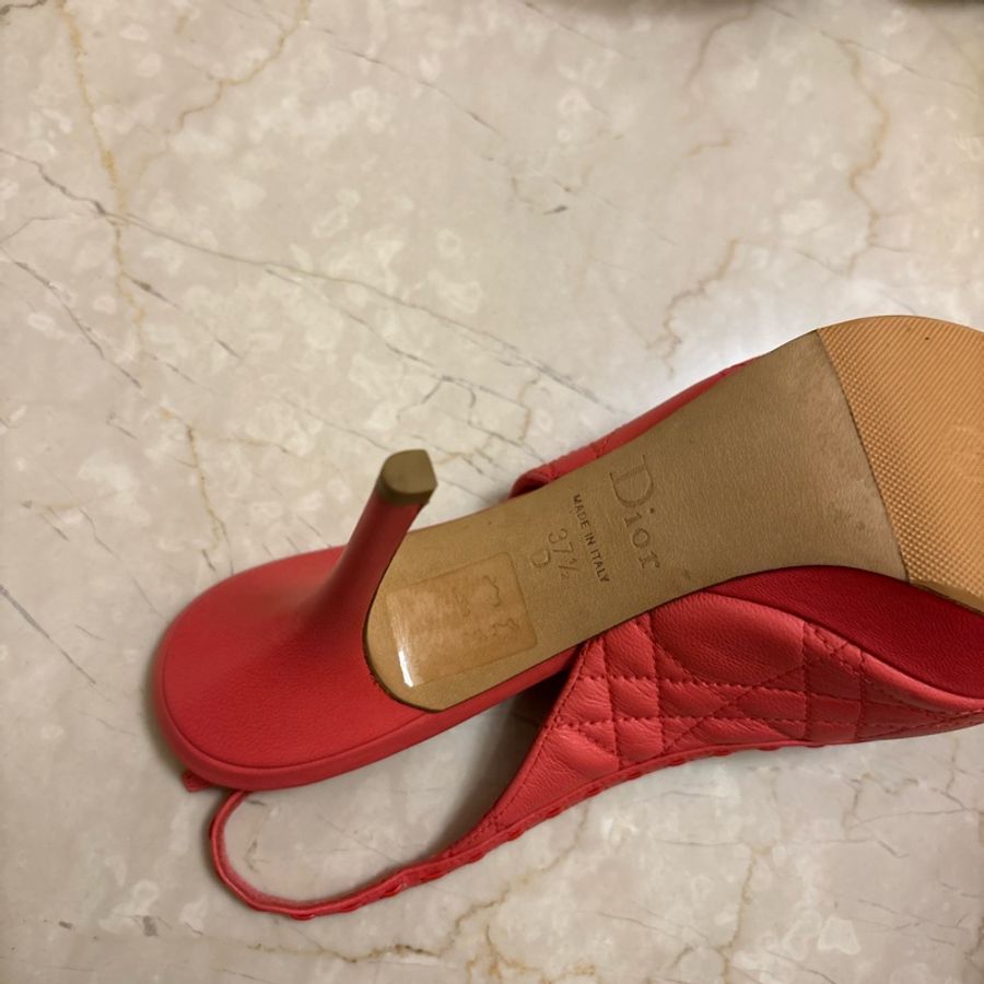 Dior粉色高跟鞋-39