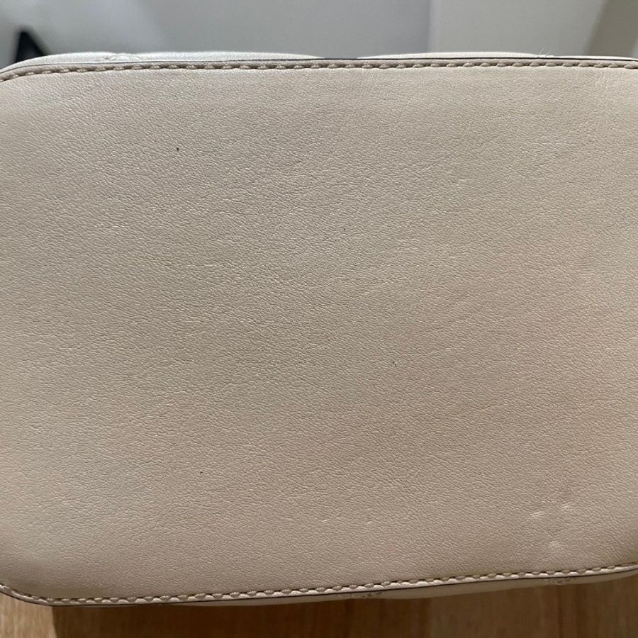 Kate Spade Natalia Small Bucket Bag 米色真皮水桶兩用包-5