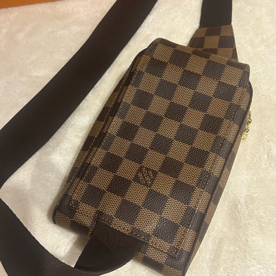 LV N51994 經典棕色棋盤格Damier 胸包/腰包-3