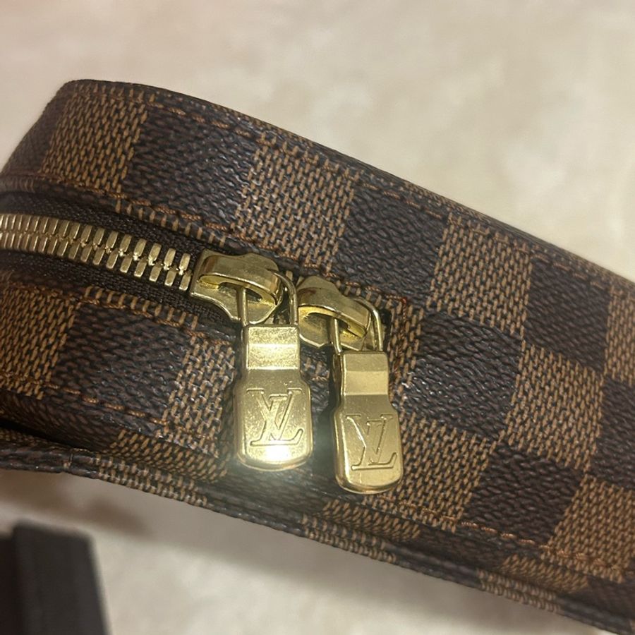 LV N51994 經典棕色棋盤格Damier 胸包/腰包-6