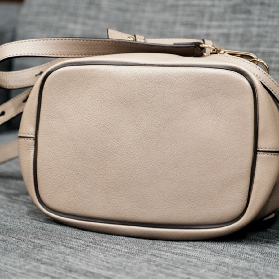 Chloé Faye Small Textured-Leather and Suede Backpack-7