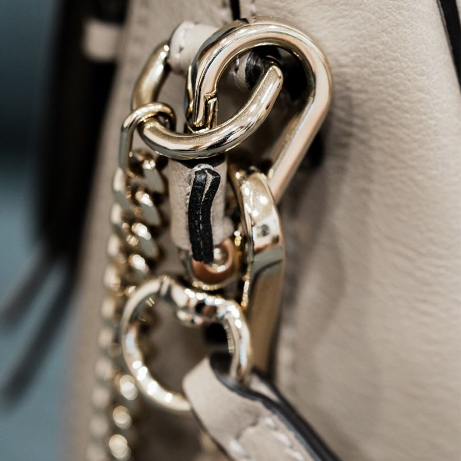 Chloé Faye Small Textured-Leather and Suede Backpack-9