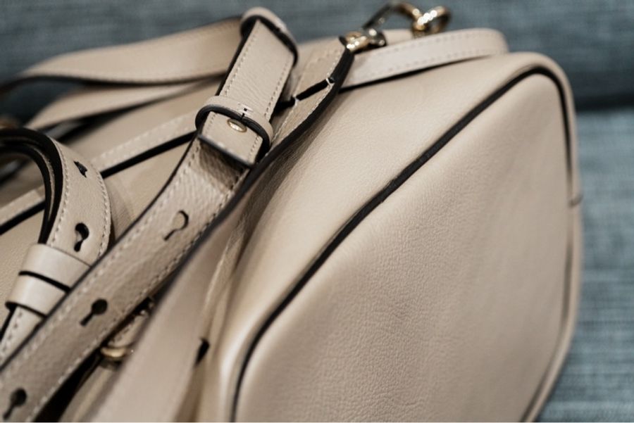 Chloé Faye Small Textured-Leather and Suede Backpack-14