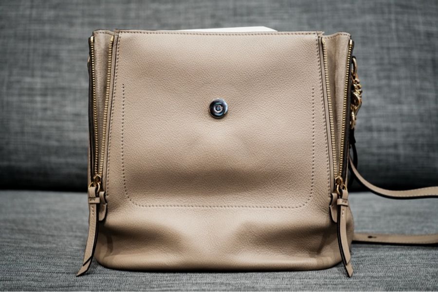 Chloé Faye Small Textured-Leather and Suede Backpack-15