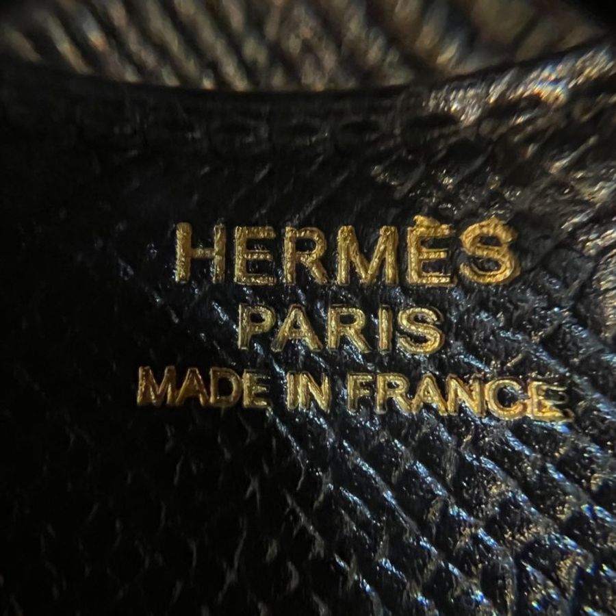 HERMÈS 愛馬仕 Constance 24 Epsom皮 康康 經典黑 黑金 玫瑰 金釦 斜背包 肩背包 手提包 側背包-18