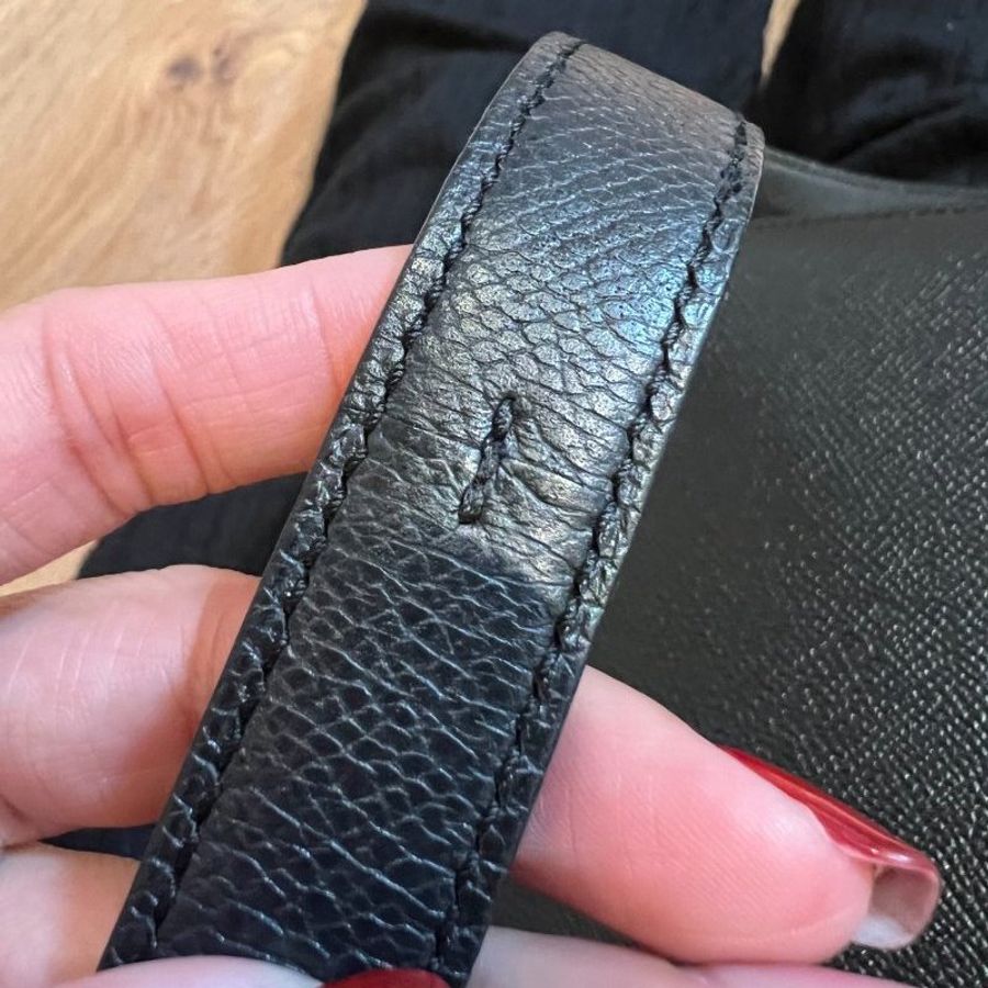 HERMÈS 愛馬仕 Constance 24 Epsom皮 康康 經典黑 黑金 玫瑰 金釦 斜背包 肩背包 手提包 側背包-25
