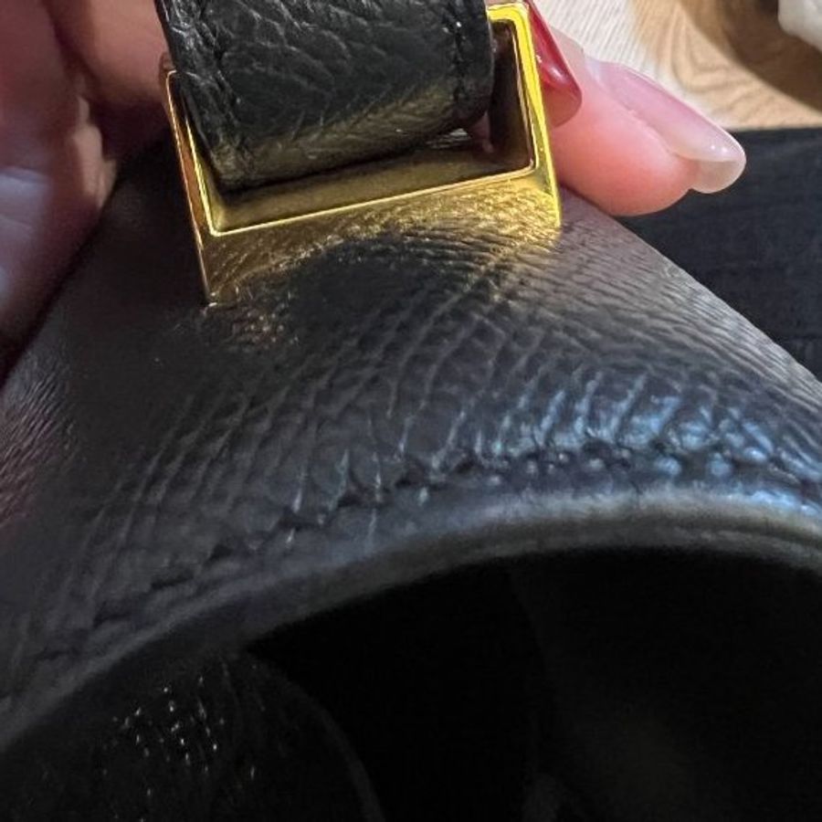 HERMÈS 愛馬仕 Constance 24 Epsom皮 康康 經典黑 黑金 玫瑰 金釦 斜背包 肩背包 手提包 側背包-42