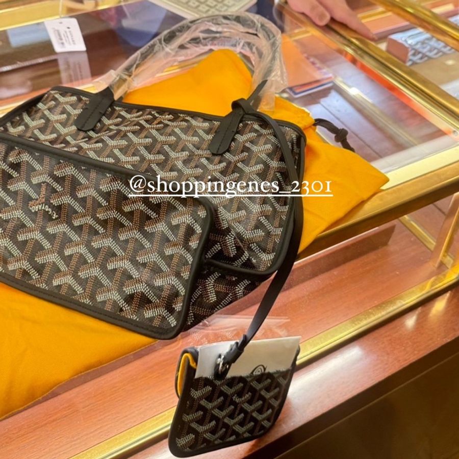 Goyard mini tote 黑色 雙面迷你托特包🧬預購 要等-0