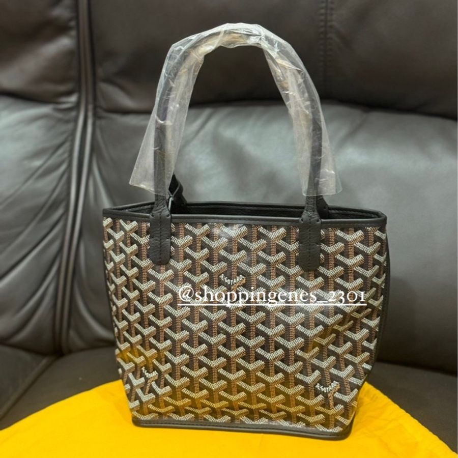 Goyard mini tote 黑色 雙面迷你托特包🧬預購 要等-2