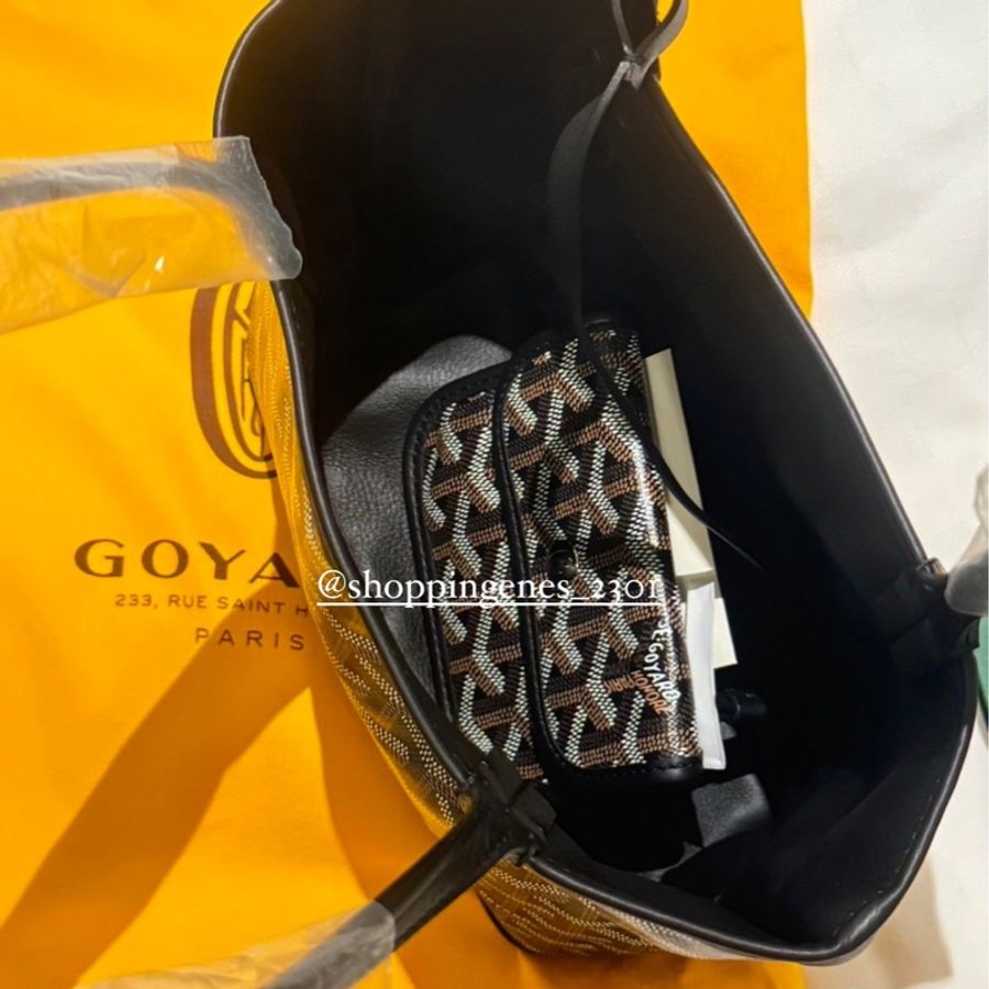 Goyard mini tote 黑色 雙面迷你托特包🧬預購 要等-4