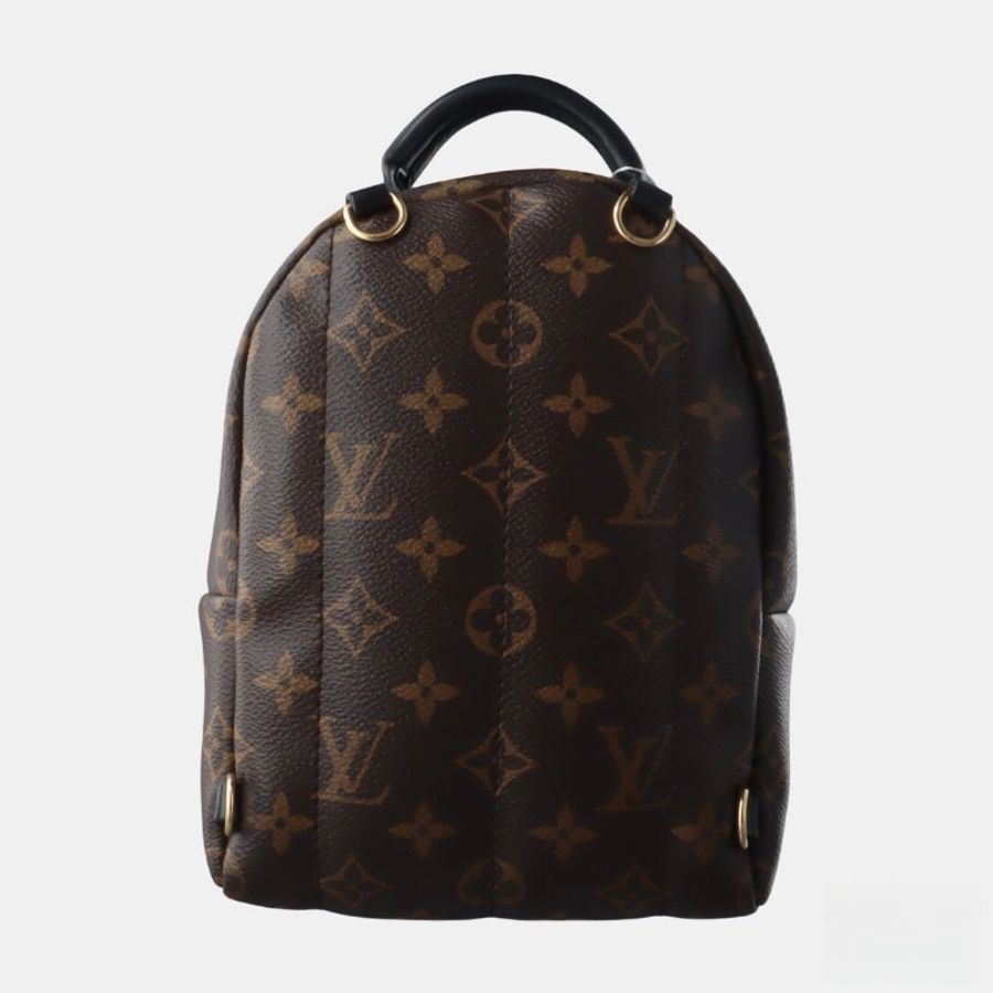 Louis Vuitton 經典老花迷你後背包，PALM SPRINGS系列，LV路易威登，雙肩包，小書包，逛街包，街頭包，二手真品，免運-2