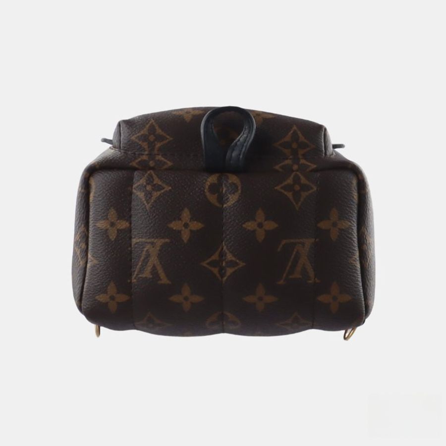Louis Vuitton 經典老花迷你後背包，PALM SPRINGS系列，LV路易威登，雙肩包，小書包，逛街包，街頭包，二手真品，免運-3